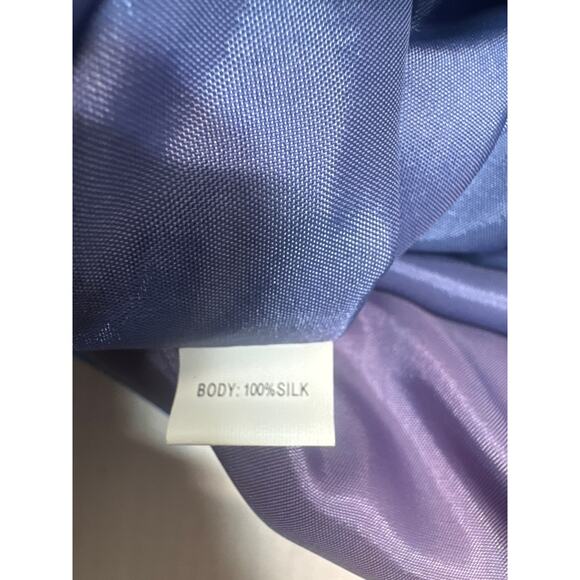 Kay Unger Womens Silk Beaded A-Line Dress With Jacket Outfit Evening Glam Size 8 - Picture 11 of 11